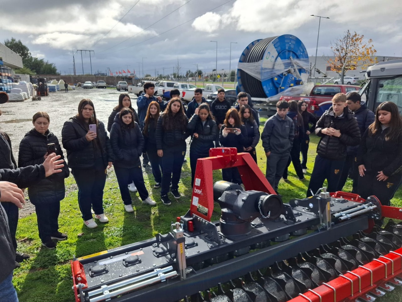 Estudiantes en terreno